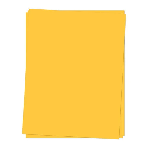 Concord and 9th - 8.5 x 11 Cardstock - Sunflower