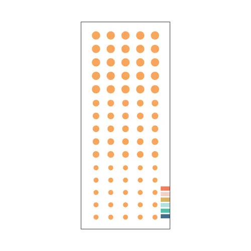 Concord and 9th - Enamel Dots - Clementine