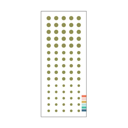 Concord and 9th - Enamel Dots - Artichoke