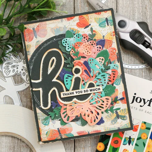 Scrapbook.com - Joyful - Patterned Cardstock Paper Pad - Double Sided - A2 - 4.25 x 5.5 - 40 Sheets 4 Scrapbook.com - Joyful - Patterned Cardstock Paper Pad - Double Sided - A2 - 4.25 x 5.5 - 40 Sheets