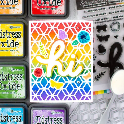 Scrapbook.com - Clear Photopolymer Stamp Set - Joyful - Wishes 5 Scrapbook.com - Clear Photopolymer Stamp Set - Joyful - Wishes
