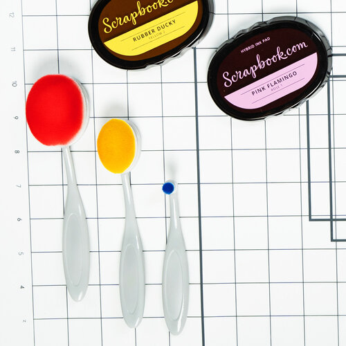 Scrapbook.com - Ink Blending Brush - Flawless Finish - Medium - 3 Pack 6 Scrapbook.com - Ink Blending Brush - Flawless Finish - Medium - 3 Pack