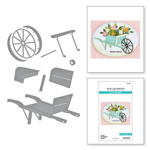 Spellbinders - Etched Dies - Country Wheelbarrow