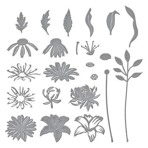 Spellbinders - Simon Hurley - Etched Dies - Floral Stems 2 Spellbinders - Simon Hurley - Etched Dies - Floral Stems