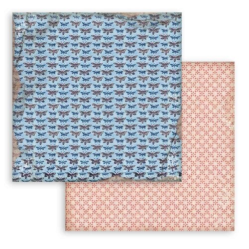 Stamperia - Vintage Library Collection - 12 x 12 Paper Pad - Backgrounds 7 Stamperia - Vintage Library Collection - 12 x 12 Paper Pad - Backgrounds