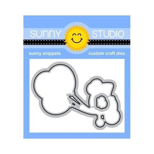 Sunny Studio Stamps - Sunny Snippets - Craft Dies - Birthday Mouse 1 Sunny Studio Stamps - Sunny Snippets - Craft Dies - Birthday Mouse