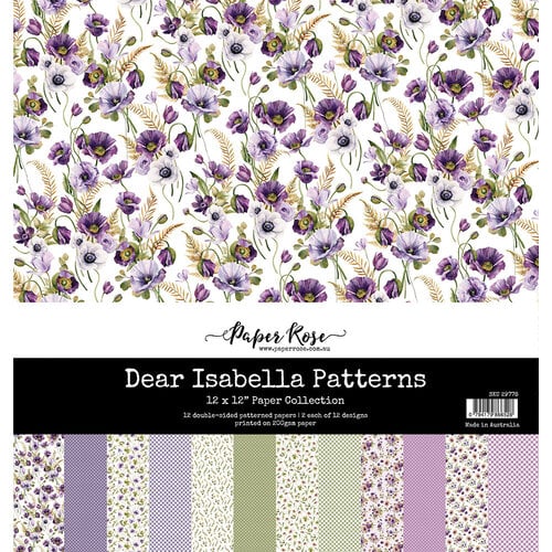 Paper Rose - 12 x 12 Collection Pack - Dear Isabella Patterns
