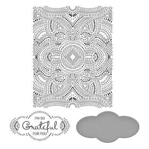Spellbinders - BetterPress Collection - Press Plates and Die Set - So Grateful for You