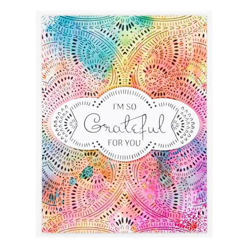 Spellbinders - BetterPress Collection - Press Plates and Die Set - So Grateful for You