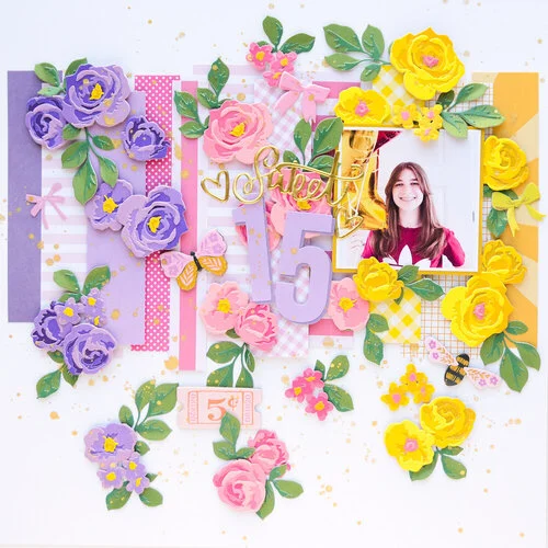 Scrapbook.com - Purples - Smooth Cardstock Paper Pad - 6x8 - 40 Sheets