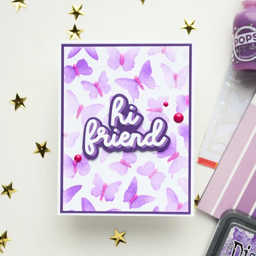Scrapbook.com - Purples - Smooth Cardstock Paper Pad - 6x8 - 40 Sheets
