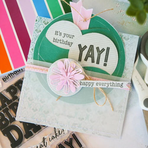 Scrapbook.com - Sprinkles - Smooth Cardstock Paper Pad - Double Sided - A2 - 4.25 x 5.5 - 40 Sheets 4 Scrapbook.com - Sprinkles - Smooth Cardstock Paper Pad - Double Sided - A2 - 4.25 x 5.5 - 40 Sheets