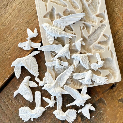 Prima - Finnabair Collection - Moulds - Flocking Birds 3 Prima - Finnabair Collection - Moulds - Flocking Birds