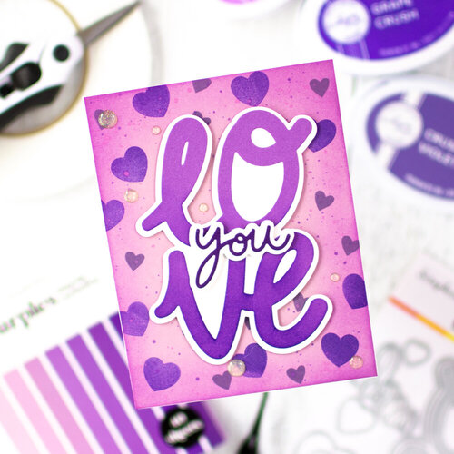 Scrapbook.com - Coordinating Die Set - Love You xoxo 3 Scrapbook.com - Coordinating Die Set - Love You xoxo