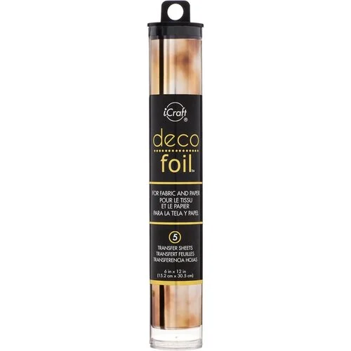 Therm O Web - iCraft - Deco Foil - 6 x 12 Transfer Sheet - Amber Watercolor - 5 Pack 1 Therm O Web - iCraft - Deco Foil - 6 x 12 Transfer Sheet - Amber Watercolor - 5 Pack