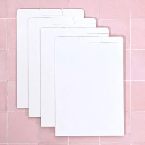 LDRS Creative - Squirrel and Vine - Cling And Store Collection - White Tabbed Inserts - Large