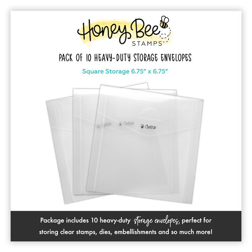 Honey Bee Stamps - Bee Creative - Square Storage Pockets