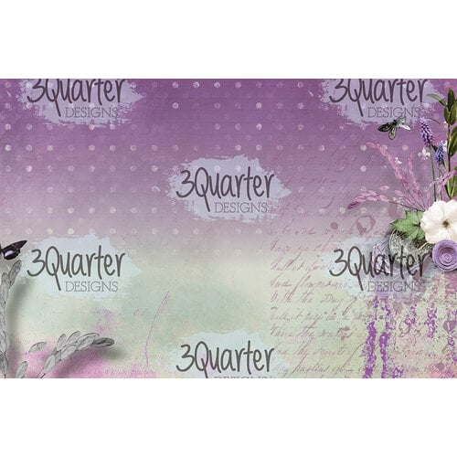 3Quarter Designs - Enchanting Amethyst Collection - Card Kit