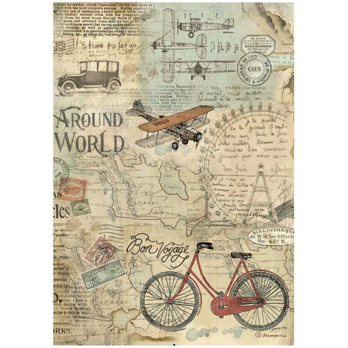 Stamperia - Around The World Collection - A4 Rice Paper