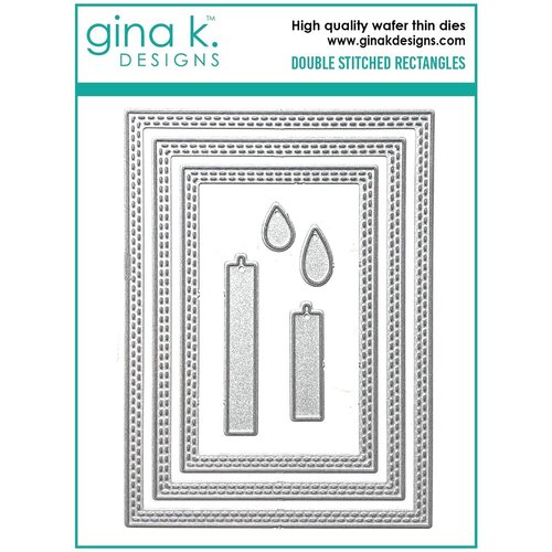 Gina K Designs - Dies - Double Stitched Rectangles