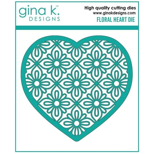 Gina K Designs - Dies - Floral Heart