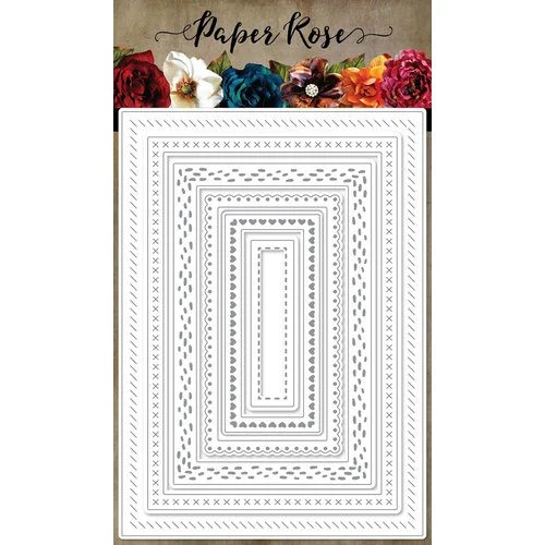 Paper Rose - Dies - Lots and Lots of Rectangles 1 Paper Rose - Dies - Lots and Lots of Rectangles