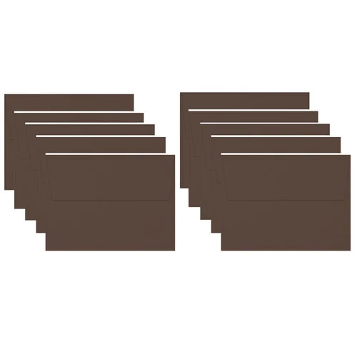 Gina K Designs - Envelopes - 4.25 x 5.5 - Chocolate Truffle - 10 Pack 1 Gina K Designs - Envelopes - 4.25 x 5.5 - Chocolate Truffle - 10 Pack
