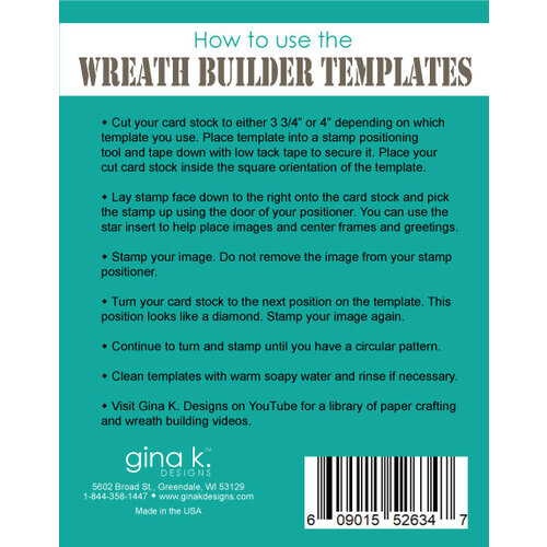Gina K Designs - Wreath Builder Templates - New and Improved 2 Gina K Designs - Wreath Builder Templates - New and Improved