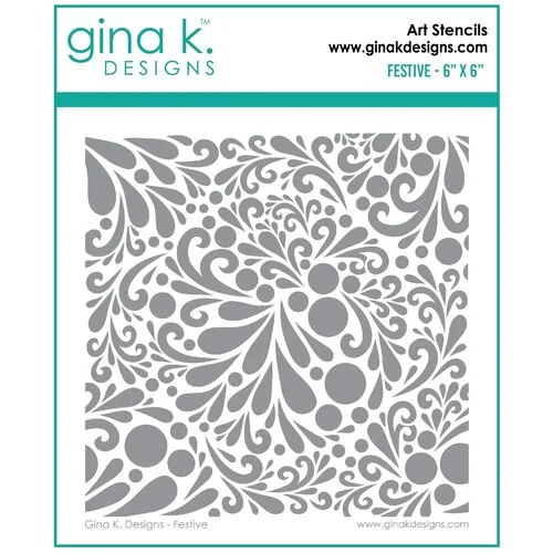 Gina K Designs - Stencils - Festive