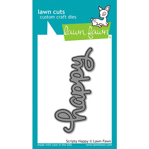 Lawn Fawn - Lawn Cuts - Dies - Scripty Happy 1 Lawn Fawn - Lawn Cuts - Dies - Scripty Happy