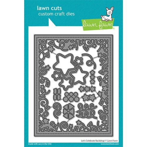Lawn Fawn - Lawn Cuts - Dies - Let's Celebrate Backdrop 1 Lawn Fawn - Lawn Cuts - Dies - Let's Celebrate Backdrop
