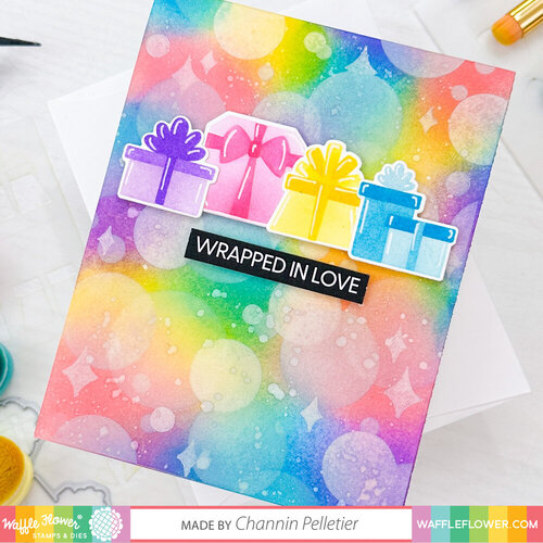 Waffle Flower Crafts - Stencils - Bokeh Trio