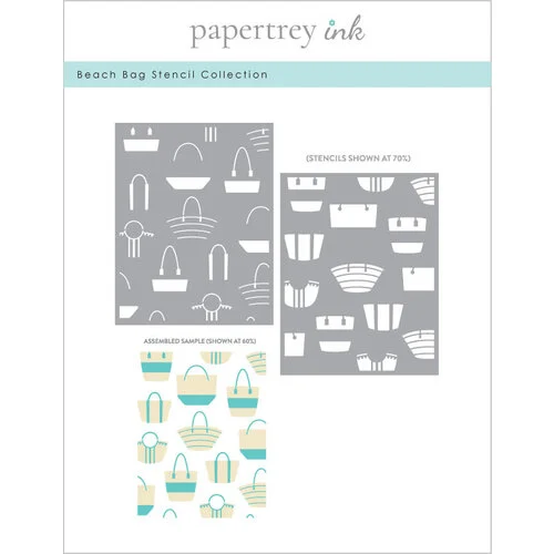 Papertrey Ink - Stencils - Beach Bag