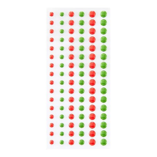 Spellbinders - Card Shoppe Essentials Collection - Dimensional Enamel Dots - Two Tone Green 2 Spellbinders - Card Shoppe Essentials Collection - Dimensional Enamel Dots - Two Tone Green
