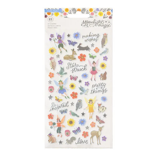 Crate Paper - Moonlight Magic Collection - Puffy Stickers 1 Crate Paper - Moonlight Magic Collection - Puffy Stickers