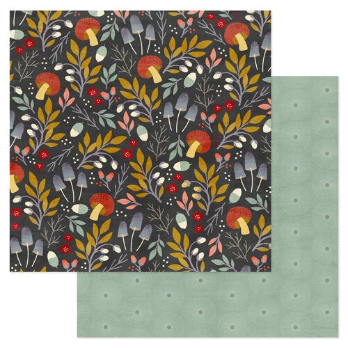 American Crafts - Farmstead Harvest Collection - 12 x 12 Double Sided Paper - Fall Confetti 1 American Crafts - Farmstead Harvest Collection - 12 x 12 Double Sided Paper - Fall Confetti