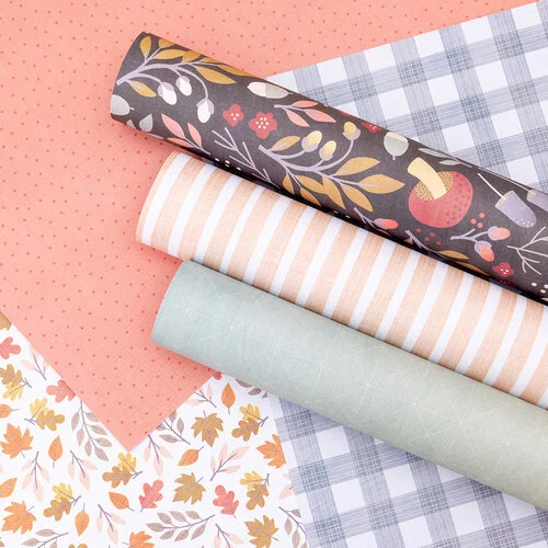 American Crafts - Farmstead Harvest Collection - 12 x 12 Double Sided Paper - Fall Confetti 6 American Crafts - Farmstead Harvest Collection - 12 x 12 Double Sided Paper - Fall Confetti