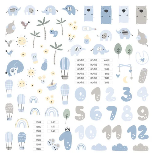 ModaScrap - Die Cuts - Hello Sweet Boy