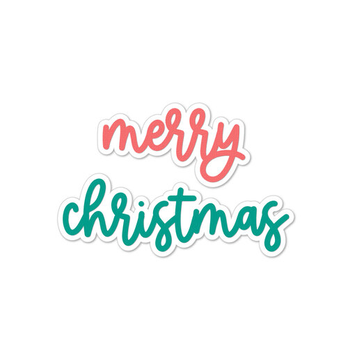 Scrapbook.com - Merry Christmas Bundle - Dies and Stamps
