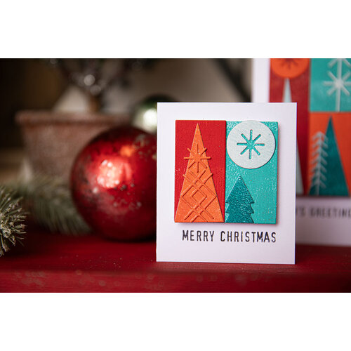 Sizzix - Tim Holtz - Christmas - Thinlits Dies - Holiday Blocks 6 Sizzix - Tim Holtz - Christmas - Thinlits Dies - Holiday Blocks