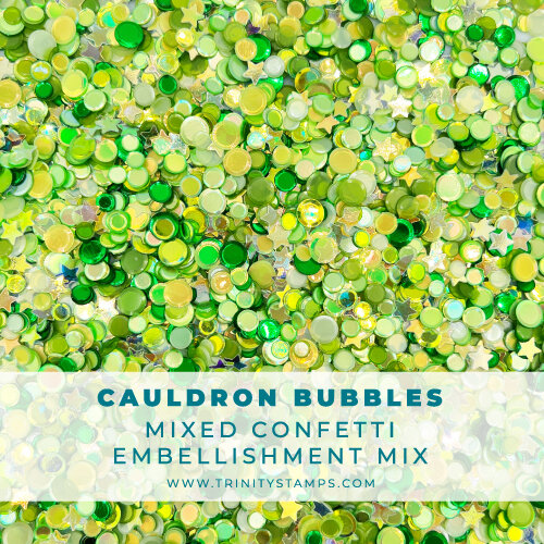 Trinity Stamps - Embellishment Mix - Confetti - Cauldron Bubbles 3 Trinity Stamps - Embellishment Mix - Confetti - Cauldron Bubbles