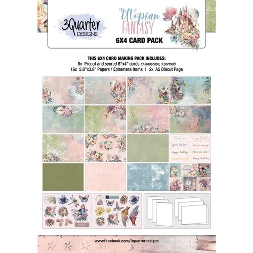 3Quarter Designs - Utopian Fantasy Collection - Card Kit
