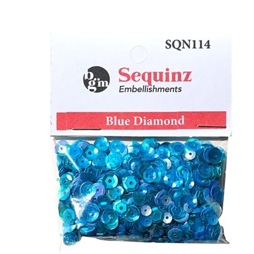 Buttons Galore and More - Sequinz Collection - Embellishments - Blue Diamond 1 Buttons Galore and More - Sequinz Collection - Embellishments - Blue Diamond
