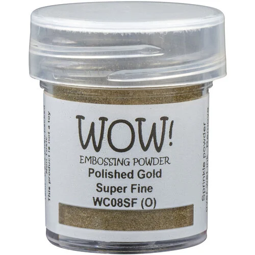 WOW! - Metallic Collection - Embossing Powder - Polished Gold - Super Fine 1 WOW! - Metallic Collection - Embossing Powder - Polished Gold - Super Fine