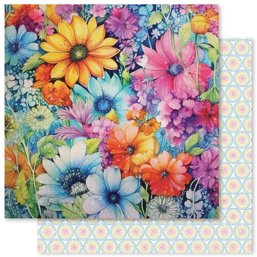 Paper Rose - 12 x 12 Collection Pack - Rainbow Twirl 4 Paper Rose - 12 x 12 Collection Pack - Rainbow Twirl