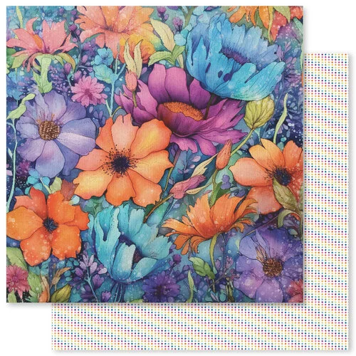 Paper Rose - 12 x 12 Collection Pack - Rainbow Twirl 5 Paper Rose - 12 x 12 Collection Pack - Rainbow Twirl