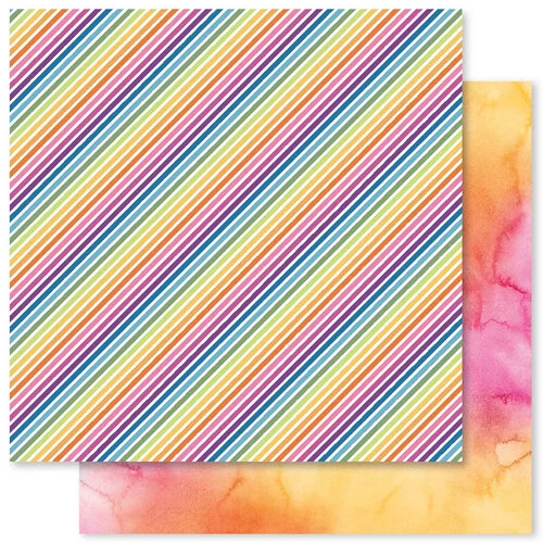 Paper Rose - 12 x 12 Collection Pack - Rainbow Twirl 6 Paper Rose - 12 x 12 Collection Pack - Rainbow Twirl