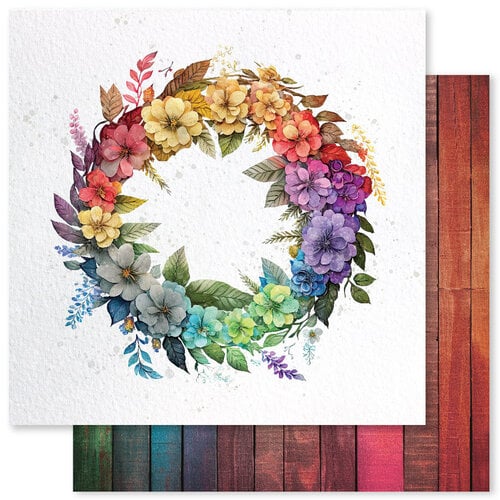Paper Rose - 12 x 12 Collection Pack - Rainbow Twirl 7 Paper Rose - 12 x 12 Collection Pack - Rainbow Twirl