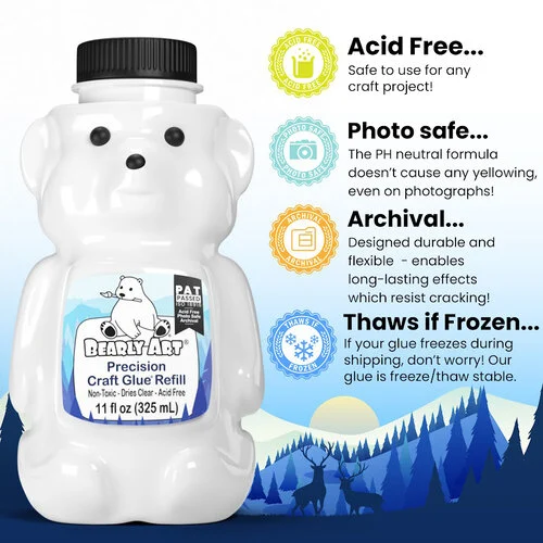 Bearly Art - Precision Craft Glue - The Refill 3 Bearly Art - Precision Craft Glue - The Refill