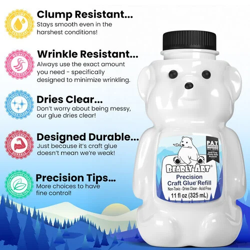 Bearly Art - Precision Craft Glue - The Refill 4 Bearly Art - Precision Craft Glue - The Refill